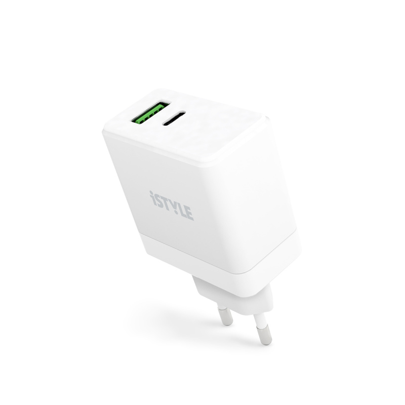 Nabíječka iSTYLE GaN 65W - bílá