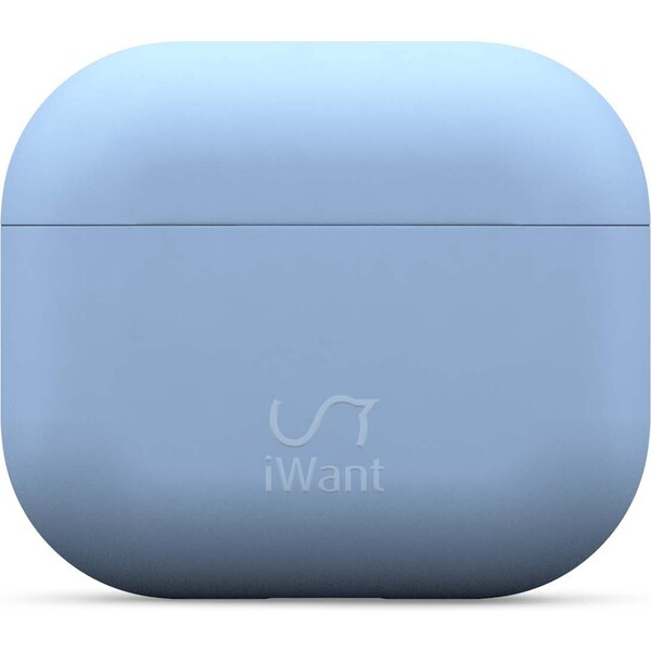 iWant AirPods 3. generace ultra-tenké pouzdro světle modré