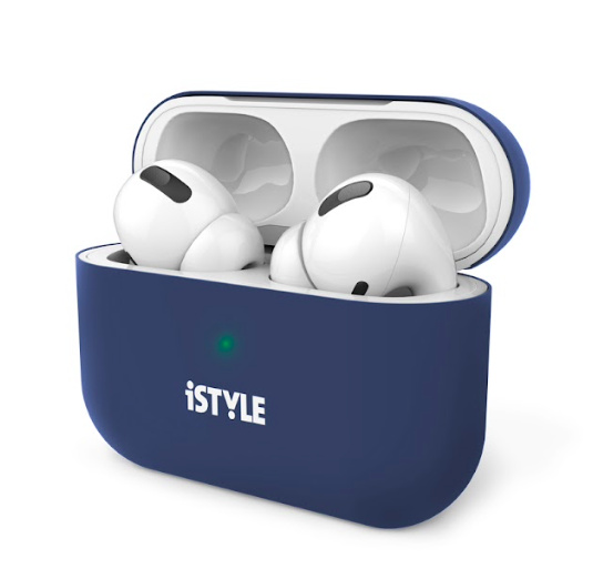 Silikonový obal na AirPods 3. generace iSTYLE - modrý