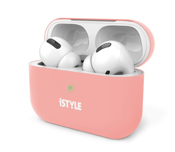 Silikonový obal na AirPods 3. generace iSTYLE - růžový