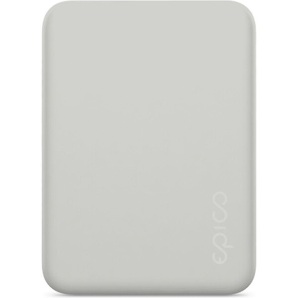 Bezdrátová powerbanka Epico s podporou MagSafe 4200mAh - světle šedá