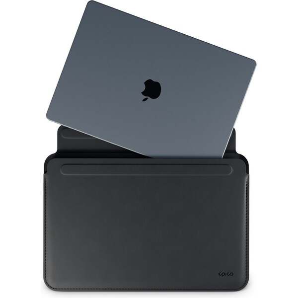 Kožený obal pro MacBook Pro 14" Epico - černý