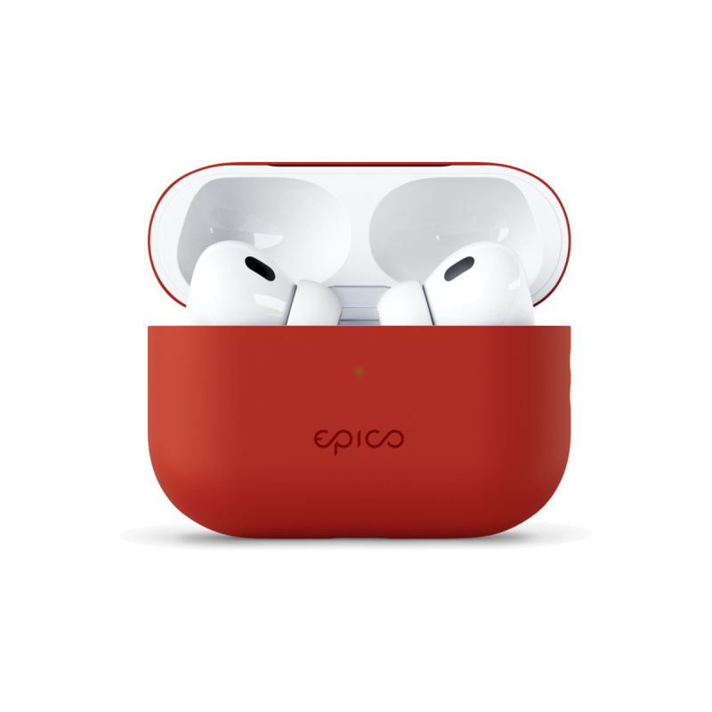Silikonové pouzdro pro AirPods Pro 2. gen Epico - červené