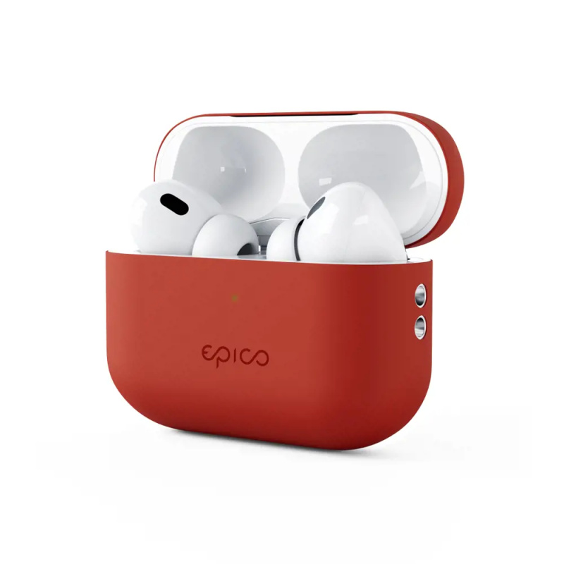 Silikonové pouzdro pro AirPods Pro 2. gen Epico - červené