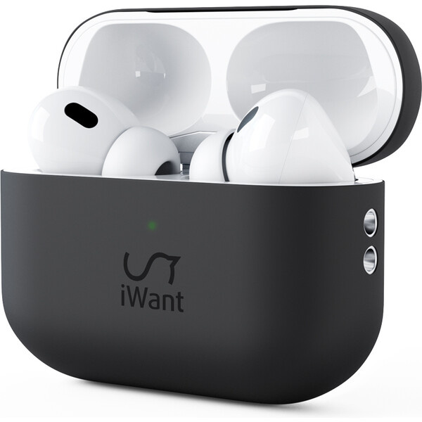 iWant Silicone ochranné pouzdro AirPods Pro 2 černé