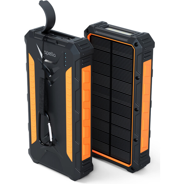 Spello 24 000mAh Solar Power Bank Černá