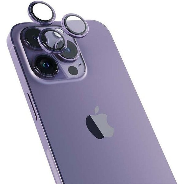 EPICO ochranné sklíčko na kameru Apple iPhone 14 Pro / 14 Pro Max temně fialové Fialová