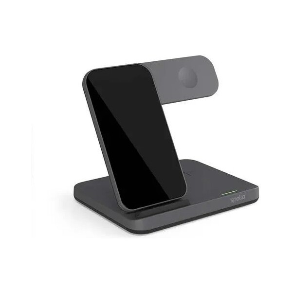 Spello 3in1 bezdrátový nabíjecí stojánek pro Samsung černý