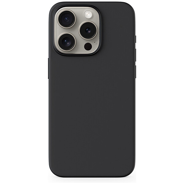 Epico Mag+ Silicone Case for iPhone 15 Pro - MagSafe compatible - černá Černá