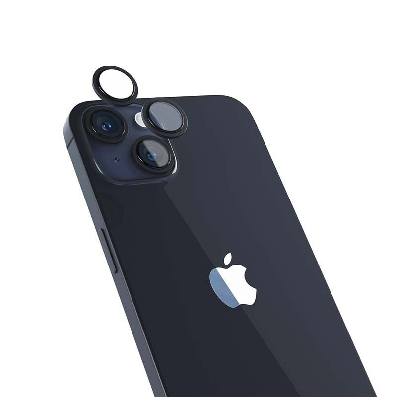 Apple Hliníkový ochranný kryt čoček pro iPhone 14/14 Plus iSTYLE - temně inkoustový K-PL69212151300013