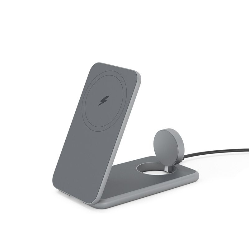 MagSafe skládací nabíjecí stojánek iSTYLE Mag+ - vesmírně šedý K-PL9915111900090