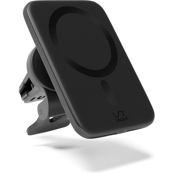 iWant Air 2 MagSafe držák do auta s bezdrátovým nabíjením černá