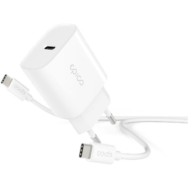 Epico 20W PD nabíjecí adaptér USB-C Bílá