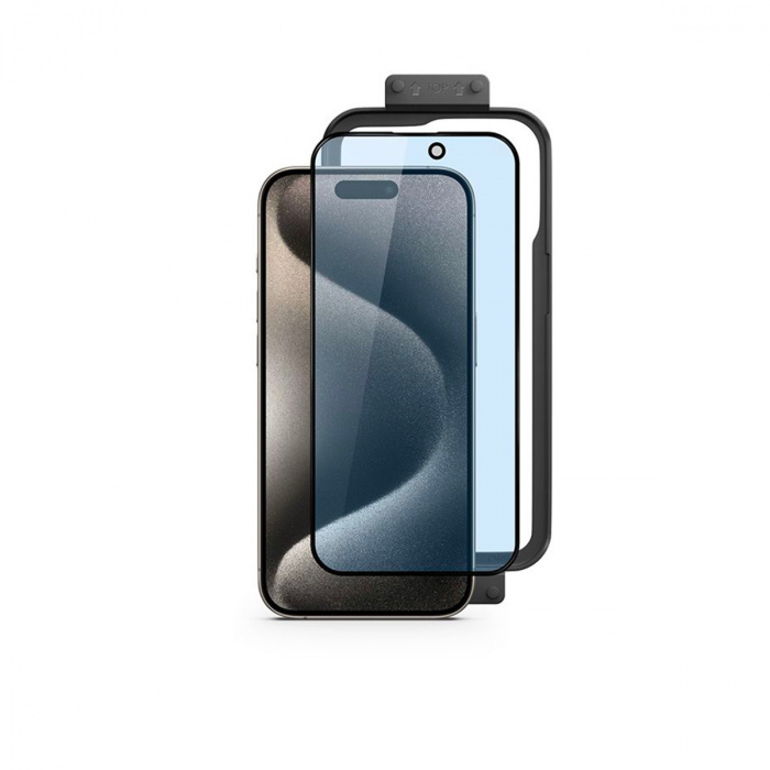 Ochranné sklo na iPhone 15 Plus iSTYLE 3D+ GLASS s ochranou proti modrému světlu PL81212151900003