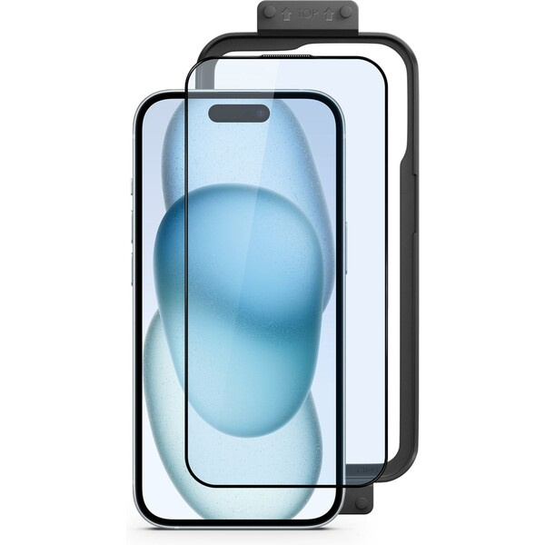 Epico Resolve Edge to Edge ochranné sklo s instalačním rámečkem iPhone 15 Plus 81212151900004