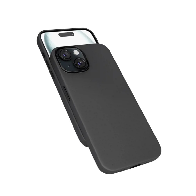 Kožený kryt pro iPhone 15 Epico Mag+ - černý