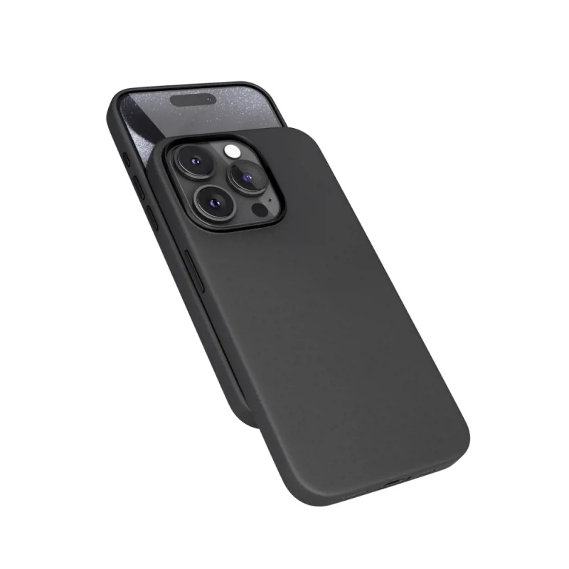 Epico Mag+ kožený iPhone 15 Pro Max - černé