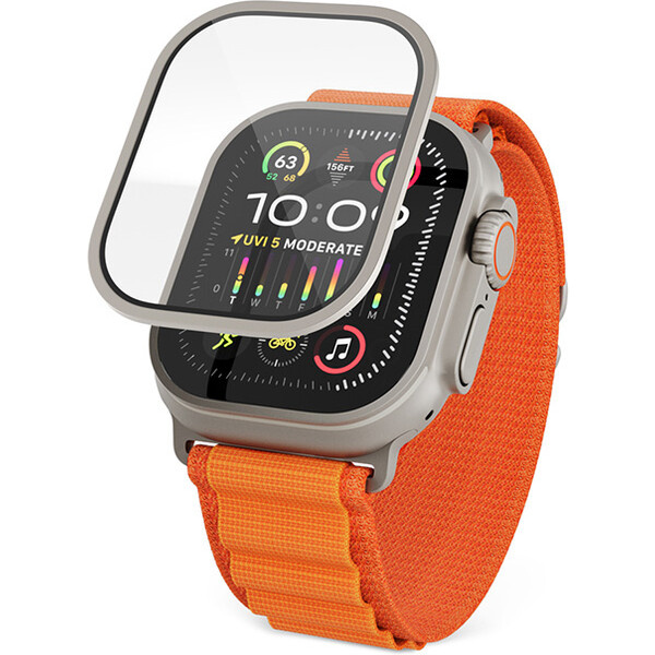 Epico Sapphire Glass with Titanium Edge for Apple Watch Ultra - 49mm