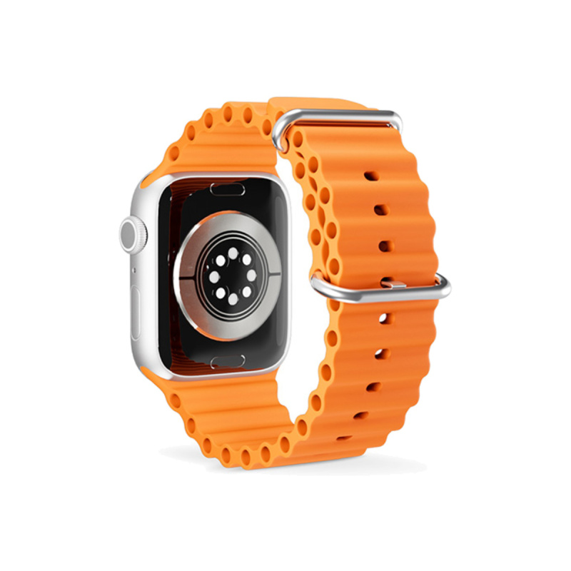 Řemínek pro Apple Watch 38/40/41 mm Epico Watch Strap Ocean - oranžový