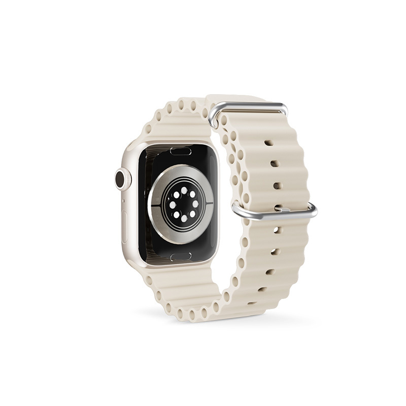 Řemínek pro Apple Watch 42/44/45/49 mm Epico Watch Strap Ocean - béžový