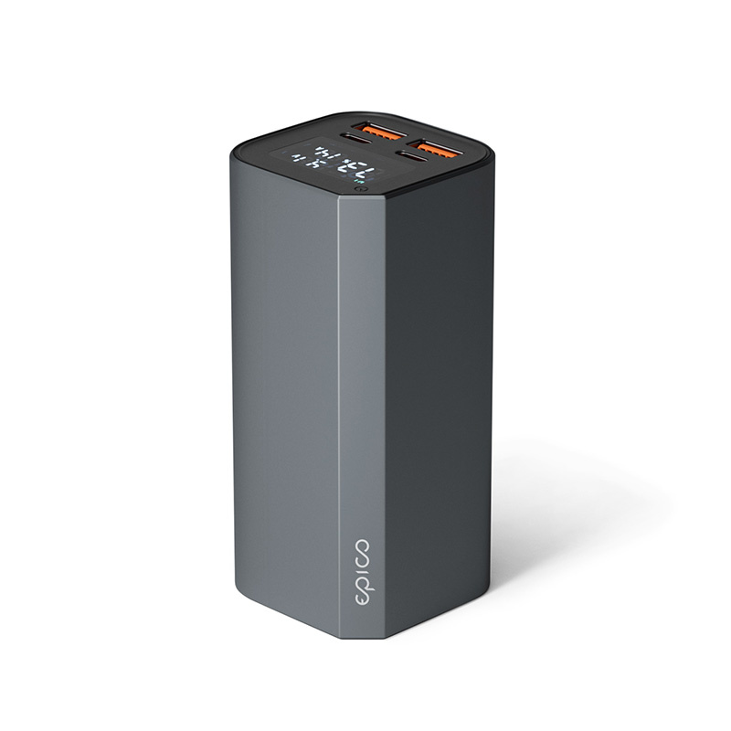 20 000mAh hliníková powerbanka Epico PD 100W - vesmírně šedá