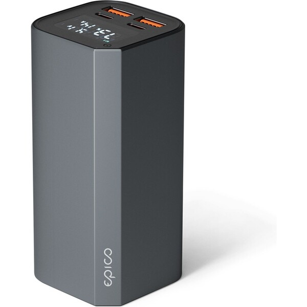 20 000mAh hliníková powerbanka Epico PD 100W - vesmírně šedá