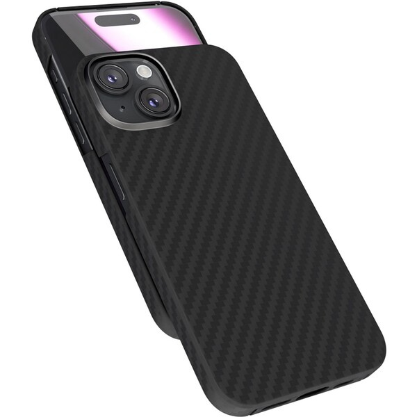 Epico Mag+ Carbon kryt pro iPhone 16 Plus černá Černá