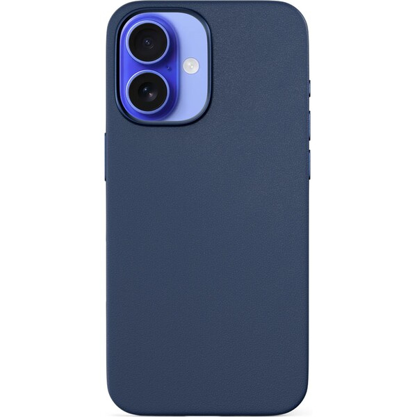 Epico Mag+ Leather kryt pro iPhone 16 Plus modrá Modrá