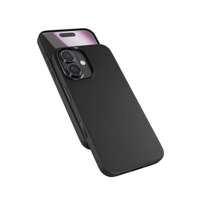 Epico Mag+ Leather kryt pro iPhone 16 Plus černá Černá