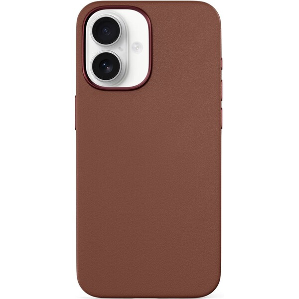 Epico Mag+ Leather kryt pro iPhone 16 hnědá Hnědá