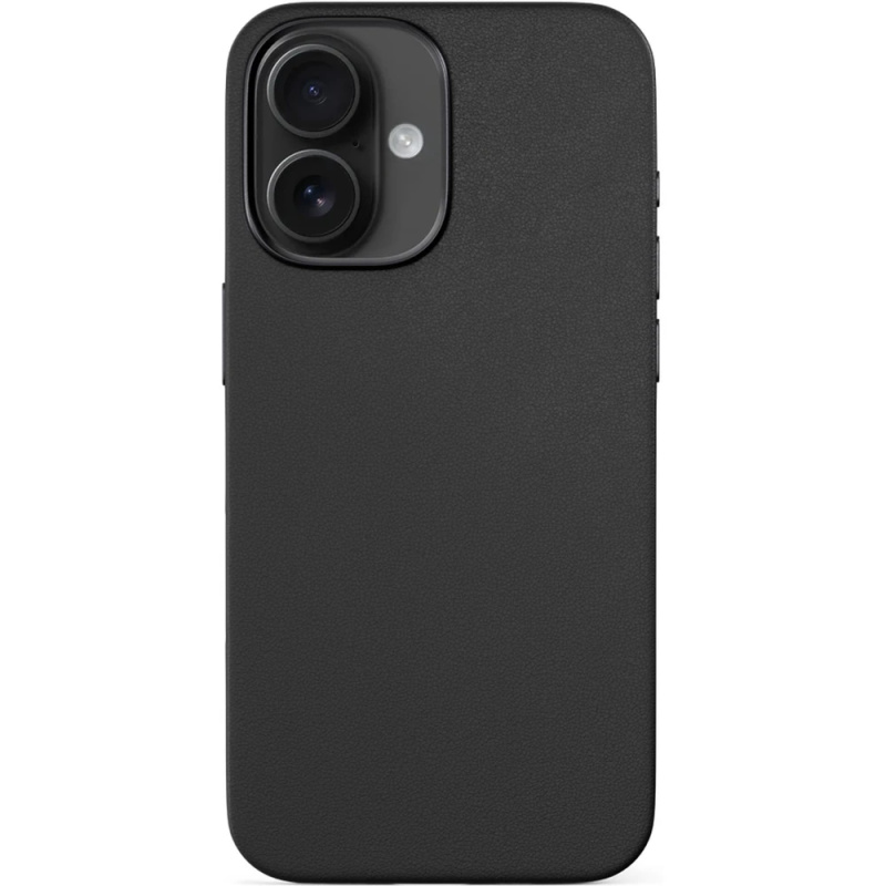 Epico Mag+ Leather kryt pro iPhone 16 černá Černá