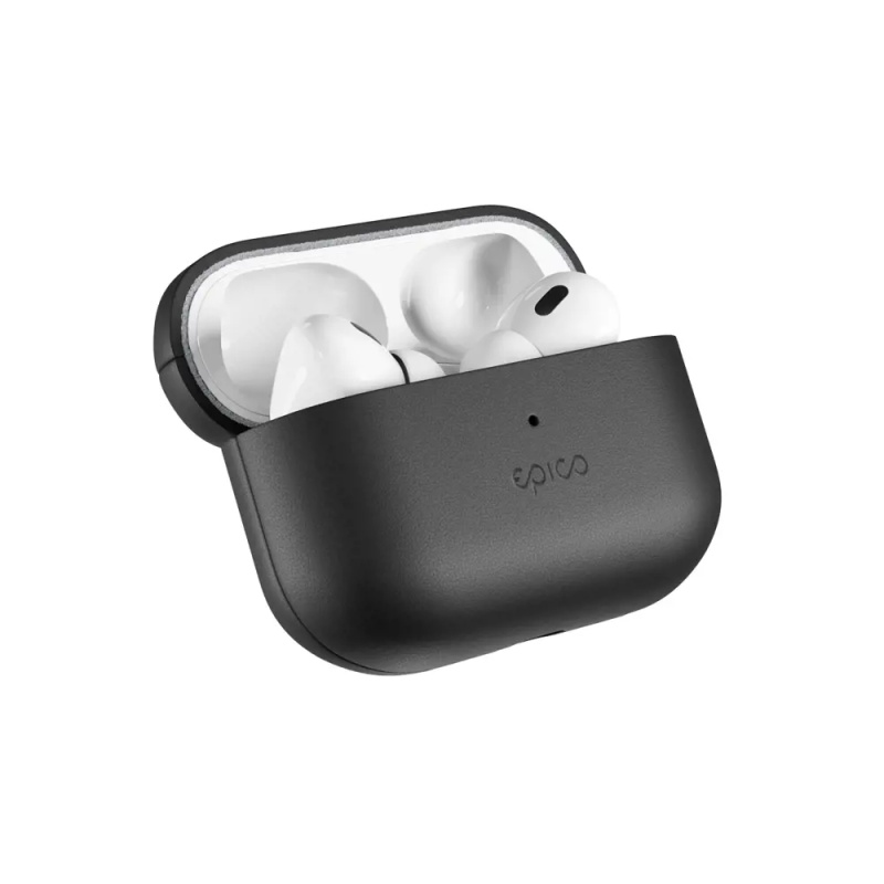 Epico kožený kryt pro Airpods Pro 2 černý Černá