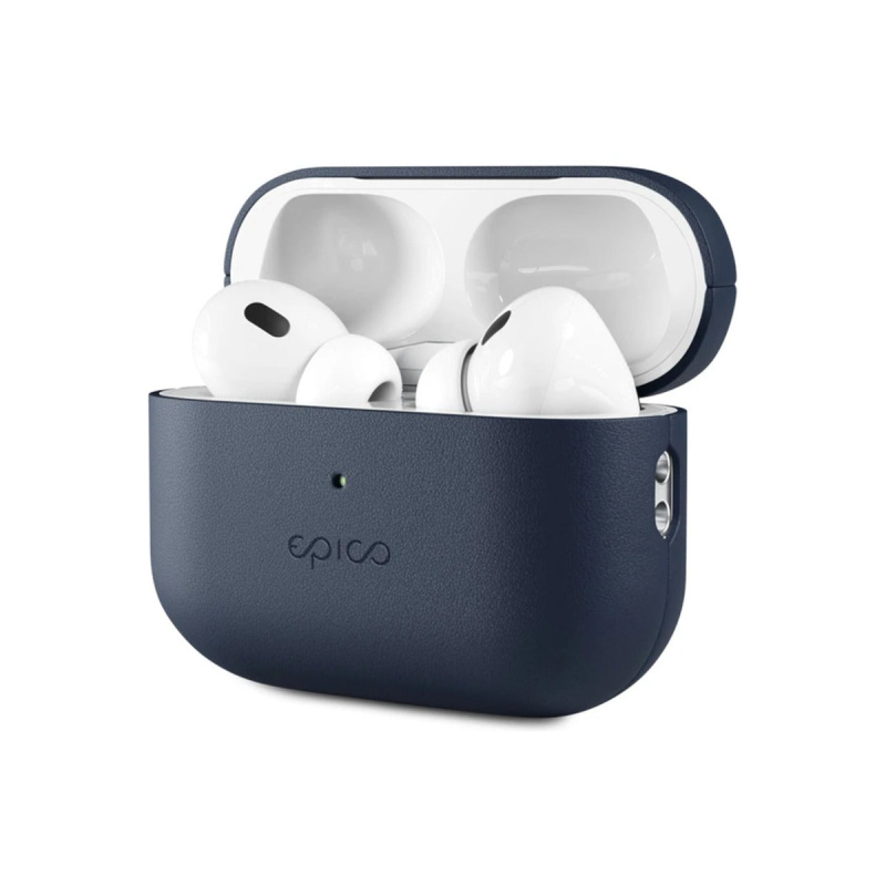 Epico kožený kryt pro Airpods Pro 2 modrý Modrá