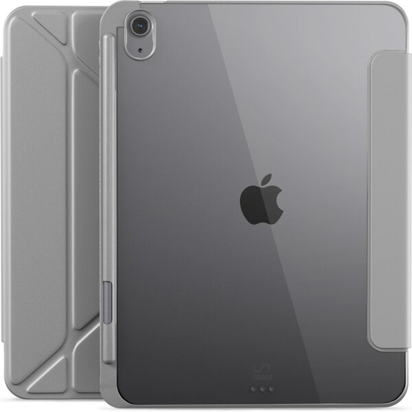 iWant Hero flipové pouzdro Apple iPad Air 11" (2024) šedé Šedá