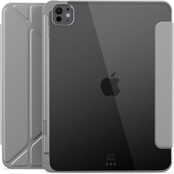 iWant Hero flipové pouzdro Apple iPad Pro 11" (2024) šedé Šedá