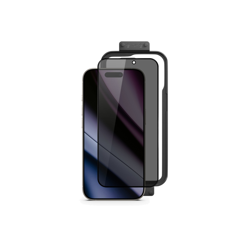 Epico Privacy Glass 3D for iPhone 16 s instalačním rámečkem 90812151300014