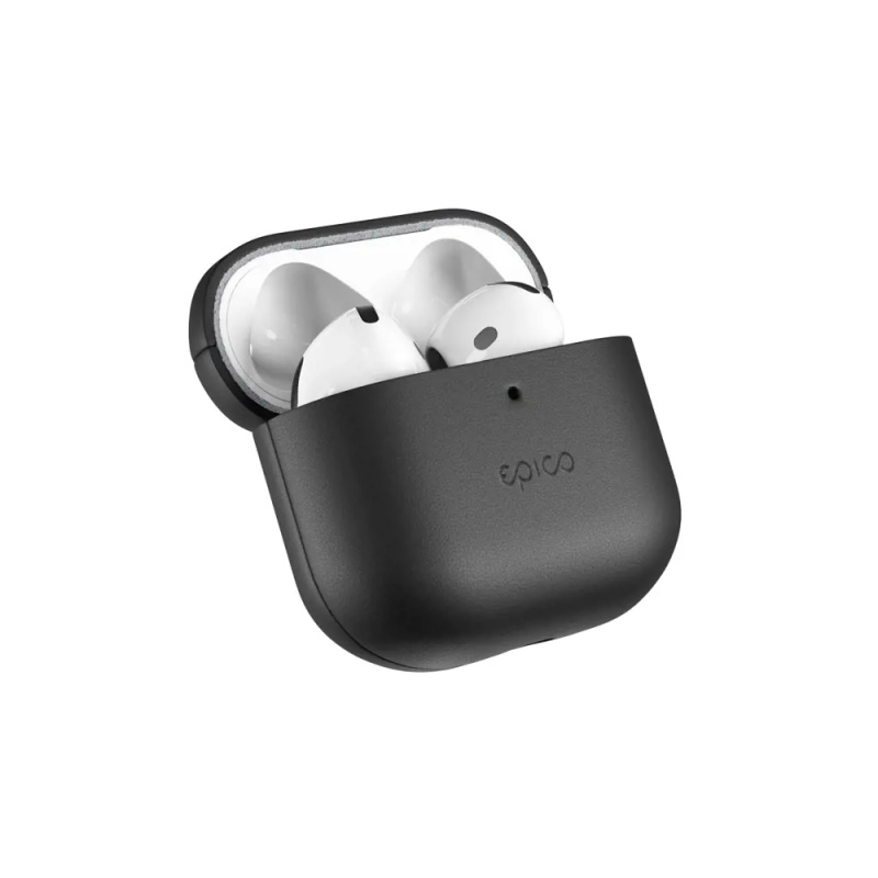 Epico kožený kryt pro Airpods 4/Airpods 4 (ANC) černý Černá