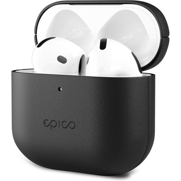 Epico kožený kryt pro Airpods 4/Airpods 4 (ANC) černý Černá