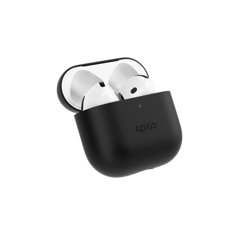 Epico silikonový kryt pro Airpods 4 černý Černá