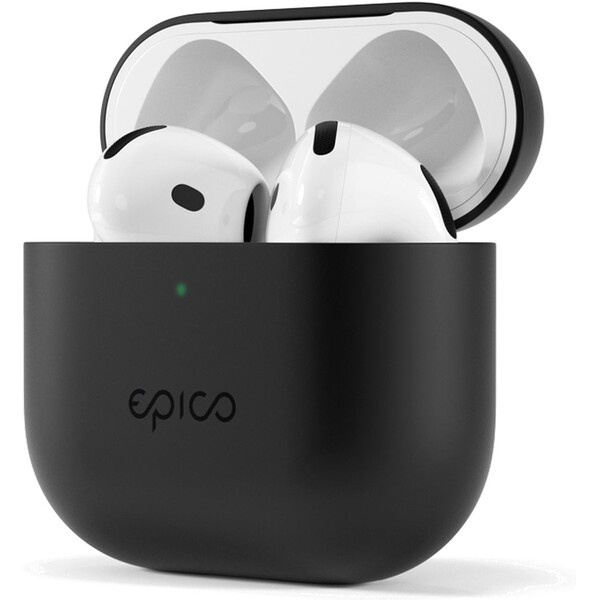 Epico silikonový kryt pro Airpods 4 černý Černá