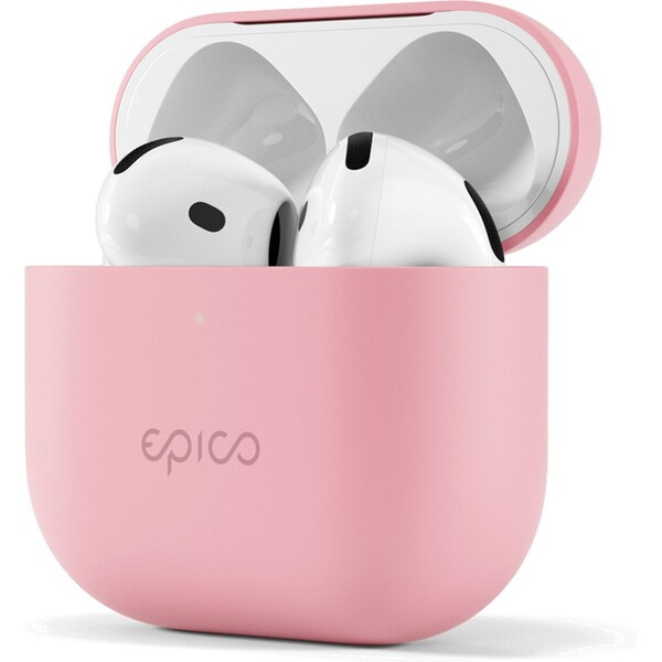 Epico silikonový kryt pro Airpods 4 růžový Růžová
