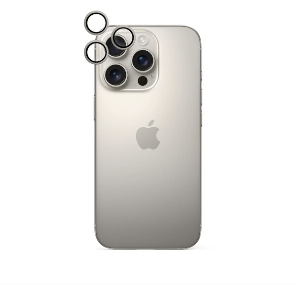 iWant ochrana čoček na kameru Apple iPhone 16 Pro/16 Pro Max přírodní titan Přírodní titan