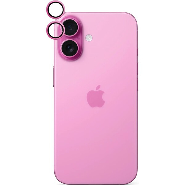iWant ochrana čoček na kameru Apple iPhone 16/16 Plus růžová Růžová