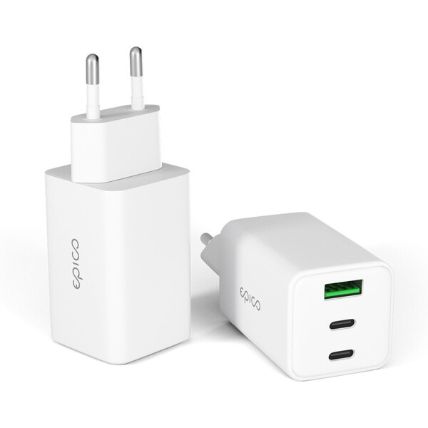 Epico UltraBoost EA40 65W GaN síťový adaptér bílý Bílá