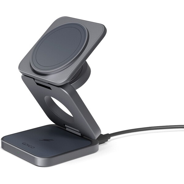 MagSafe cestovní nabíječka Epico UltraBase 3in1 Fold - vesmírně šedá