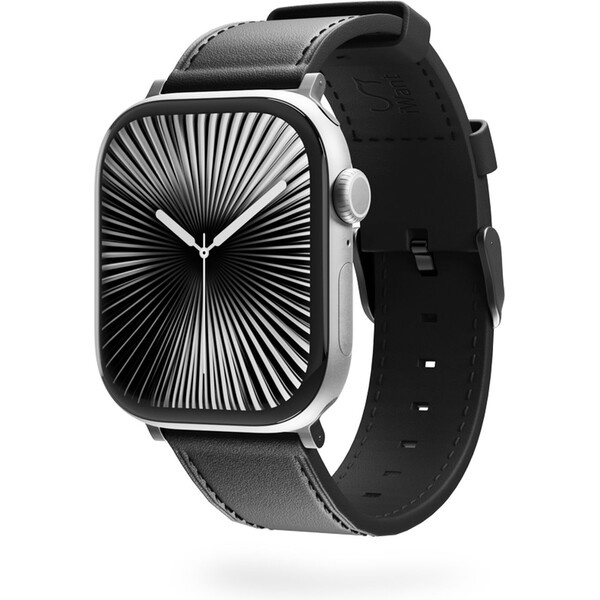 iWant Watch řemínek Leather pro Apple Watch 42/41/40/38mm černá Černá