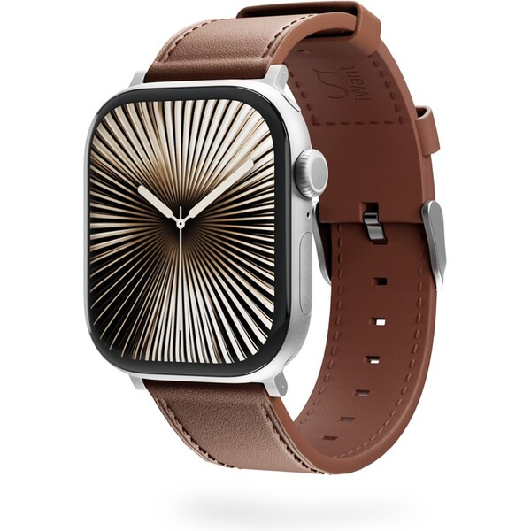 iWant Watch řemínek Leather pro Apple Watch 49/46/45/44/42mm hnědá Hnědá
