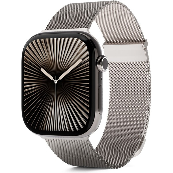iWant Watch řemínek Milanese+ pro Apple Watch 42/41/40/38mm hvězdně bílá Hvězdně bílá
