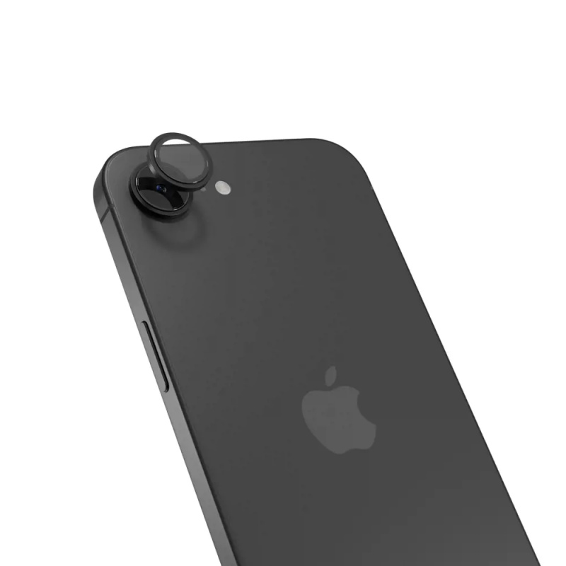 Epico hlíníková ochrana čoček fotoaparátu pro Apple iPhone 16e černá Černá