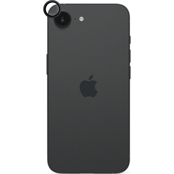 Epico hlíníková ochrana čoček fotoaparátu pro Apple iPhone 16e černá Černá